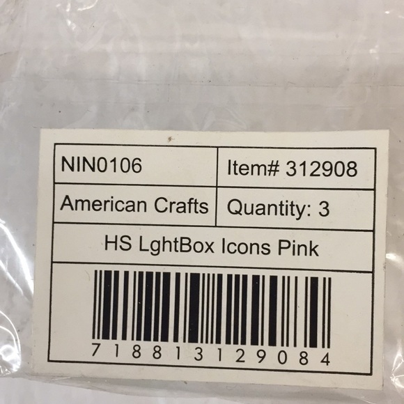 Heidi Swapp HS LghtBox Icons Pink 3pk New - Picture 5 of 8